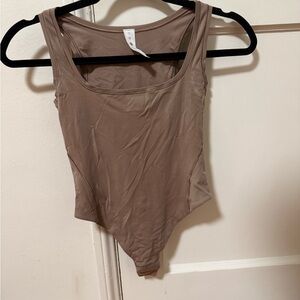 Women's Tan Bodysuit